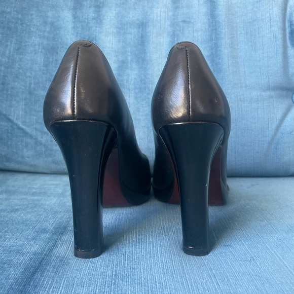 Cole Haan peep toe heels - Picture 3 of 5